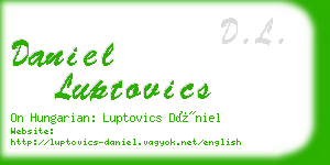 daniel luptovics business card